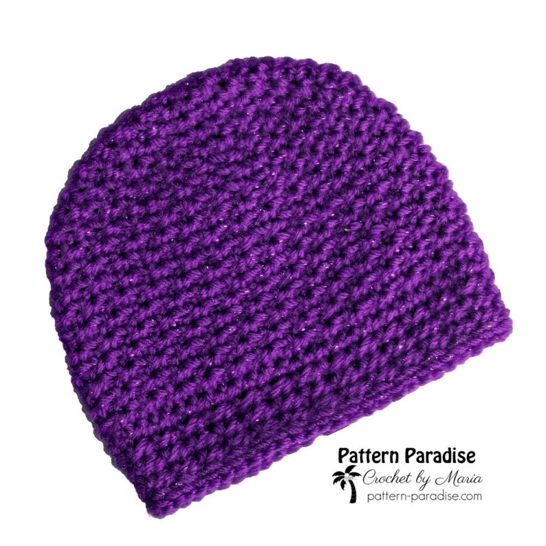 Crochet Pattern for Endless Possibilities Beanie Hat, Slouch, Newborn to Adult size, Hat for Men, Women, Kids image 6