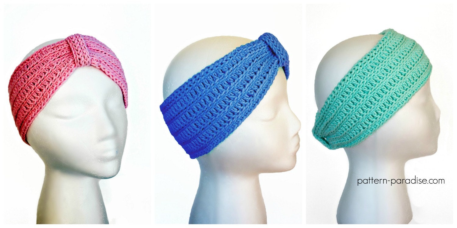 36 Crochet Hairband Patterns with Ear Warmers, Bandanas, and Flower Bands 36 Crochet Pattern for Headband