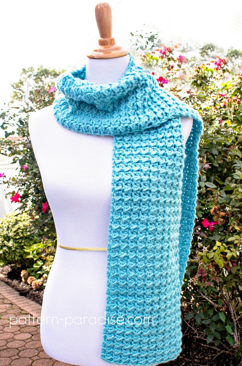 Crochet Pattern for Dreamy Scarf Wrap PDF 17-329 - Etsy