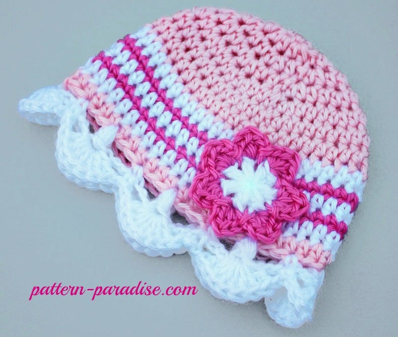 Crochet Pattern, Baby Hat and Socks Booties, PDF 15-209 image 3