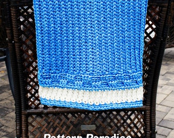 Crochet Pattern Baby Blanket, Afghan, Throw, Blanket Bennington, Baby Gift, Knit Look Crochet 17-339