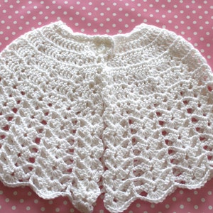 Patrón de crochet para abrigo Cape Poncho, Lacy Cape, PDF 12-040 DESCARGA INSTANTE