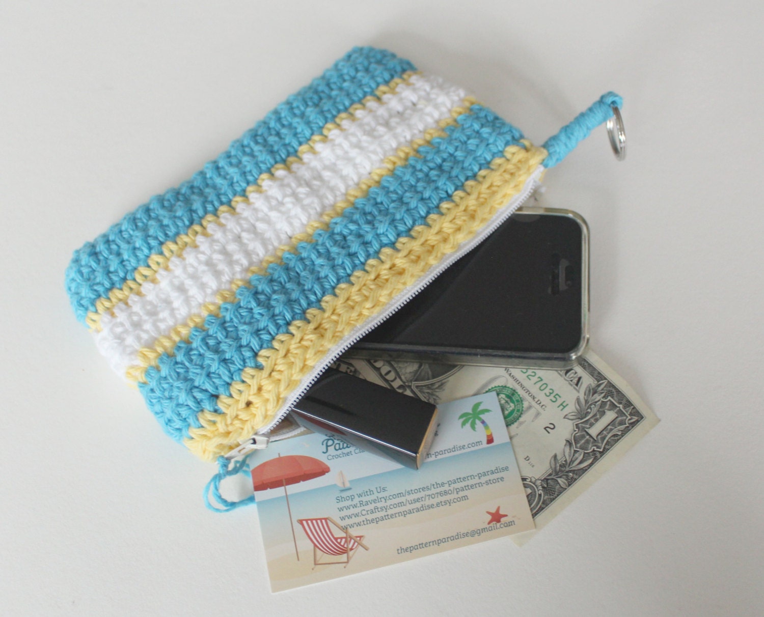 Crochet Pattern Tote Beach Bag and Wristlet PDF 14-146 INSTANT DOWNLOAD ...