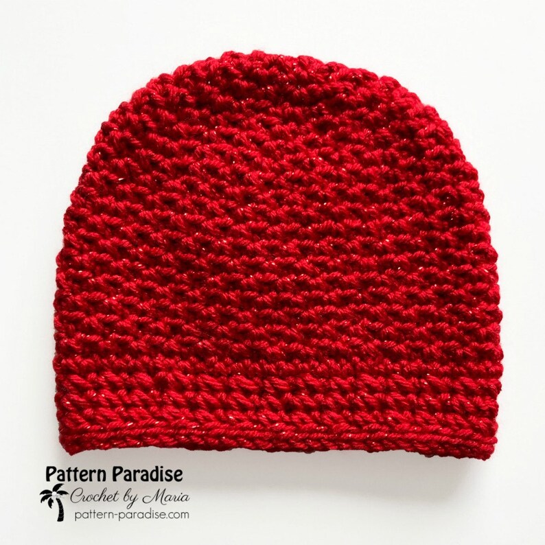 Crochet Pattern for Endless Possibilities Beanie Hat, Slouch, Newborn to Adult size, Hat for Men, Women, Kids image 4