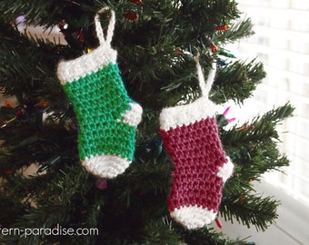 Christmas Ornament and Small Stocking Ornaments PDF 16-284