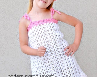 Crochet Pattern Dress, Sundress, Top, Tunic, Jumper Beach CoverUp PDF17-325