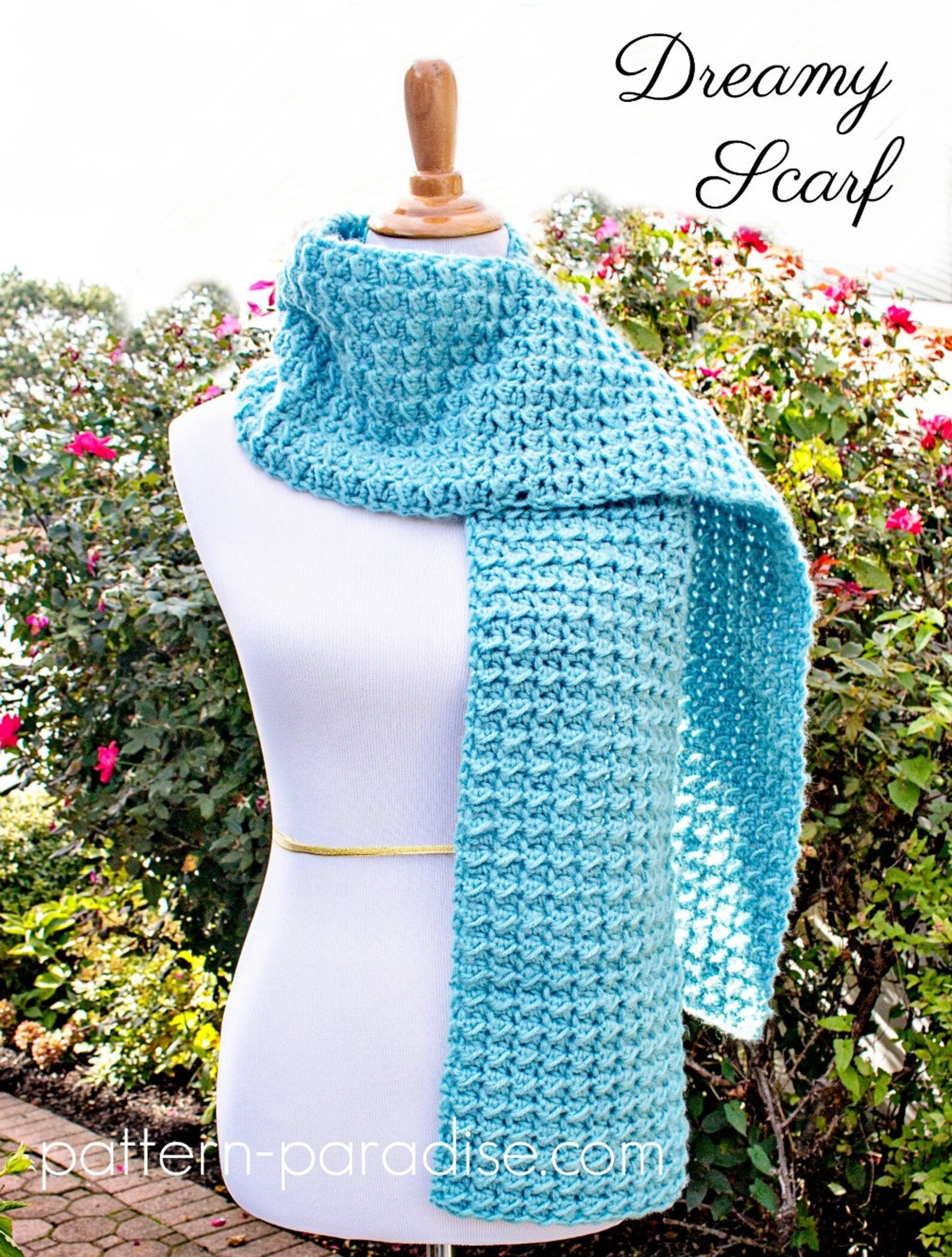 Crochet Pattern for Dreamy Scarf Wrap PDF 17-329 - Etsy