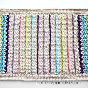 Crochet Pattern Spring Placemat Set PDF 17-304 画像 2