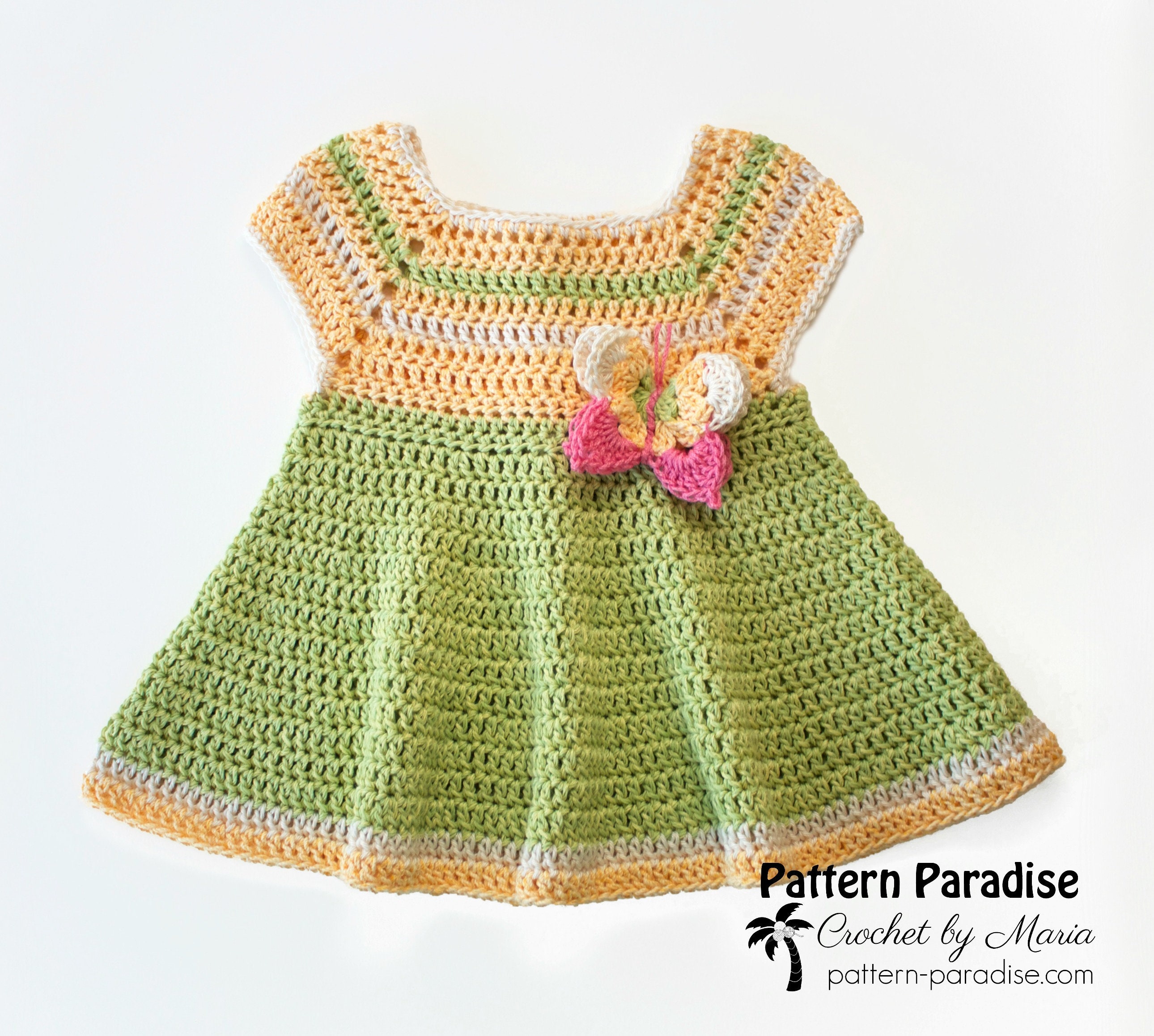 39 Adorable Crochet Patterns for Girls’ Dresses to Make for Special Occasions and... 26 Crochet Pattern for Baby Girl Dress