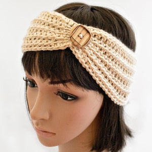 Crochet Pattern for Headband, Ear Warmer Turban PDF 16-267 image 2