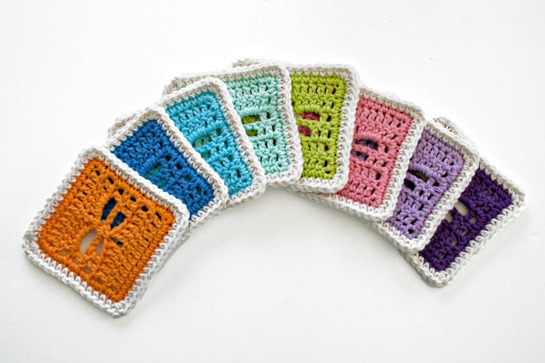 Crochet Pattern Dragonfly Coasters PDF 17-303 image 4