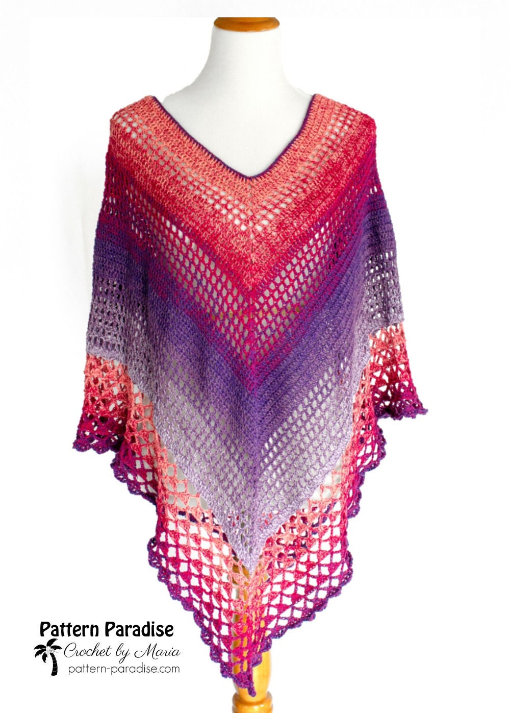 38 Sunburst Crochet Patterns for Blankets, Bags, Tops, and Home Decor 13 Crochet Pattern for Sonoma Sunburst Poncho