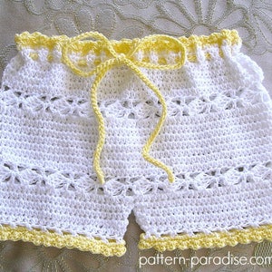 Crochet Pattern for Daisy Tank and Shorts Set, Baby Girl, PDF 12-023 INSTANT DOWNLOAD image 5