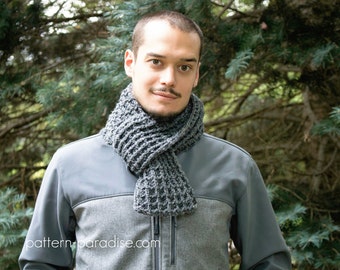 Crochet Pattern for Super Scarf Waffle Stitch Alpine PDF 16-256