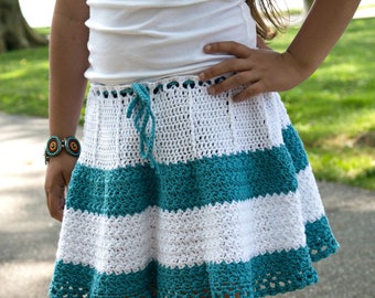 Crochet Pattern for Skirt Beach Cover Up, PDF 17-312