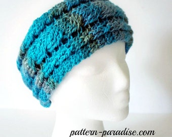Patron au crochet pour bandeau torsadé, cache-oreilles PDF 15-202