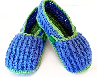 Crochet Pattern for Slippers, Post-It Adult Slippers, Crochet Pattern PDF 12-072 INSTANT DOWNLOAD