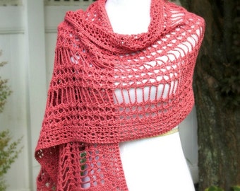 Crochet Pattern for Shawl, Wrap in X Stitch, PDF 15-193 INSTANT DOWNLOAD