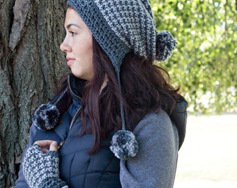 Crochet Pattern Slouchy Hat Beanie Dogwood PDF 16-272