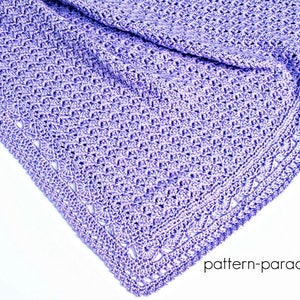 Crochet Pattern Baby Blanket Afghan Georgie PDF 17-323