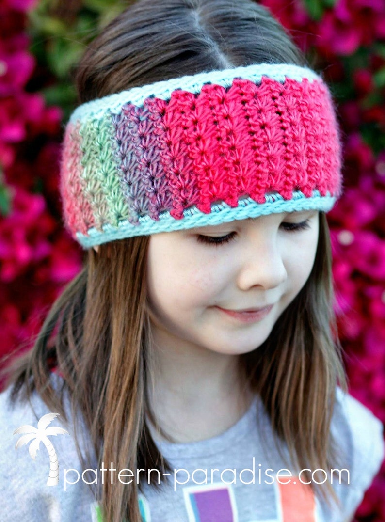 Crochet Pattern for Headband, Ear Warmer in Start Stitch PDF 16-225 INSTANT DOWNLOAD image 1