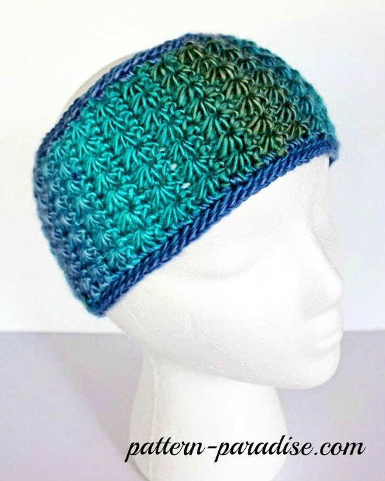 Crochet Pattern for Headband, Ear Warmer in Start Stitch PDF 16-225 INSTANT DOWNLOAD image 2