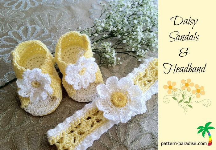 35 Baby Headband Crochet Patterns for Adorable Keepsakes and Photo Props 31 Crochet Pattern for Baby Booties and Headband