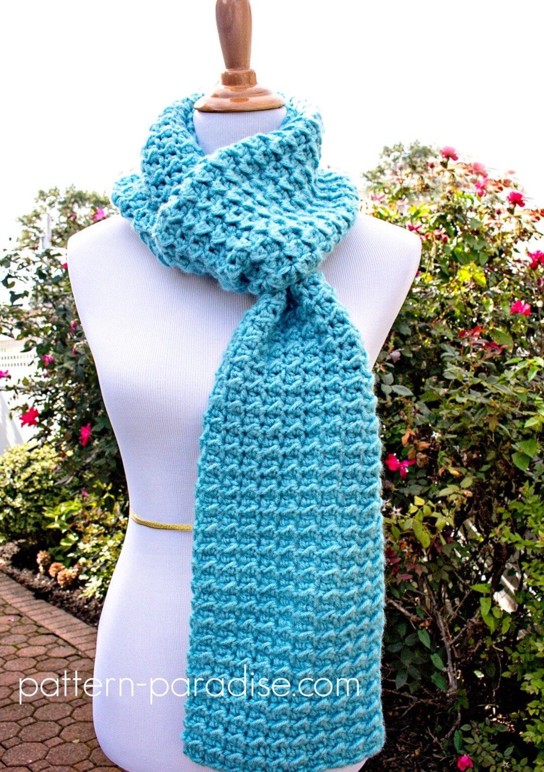 Crochet Pattern for Dreamy Scarf Wrap PDF 17-329 - Etsy
