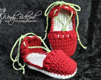 Espadrillas sandali stivaletti per bambini, motivo all'uncinetto, PDF 12-114 DOWNLOAD immediato