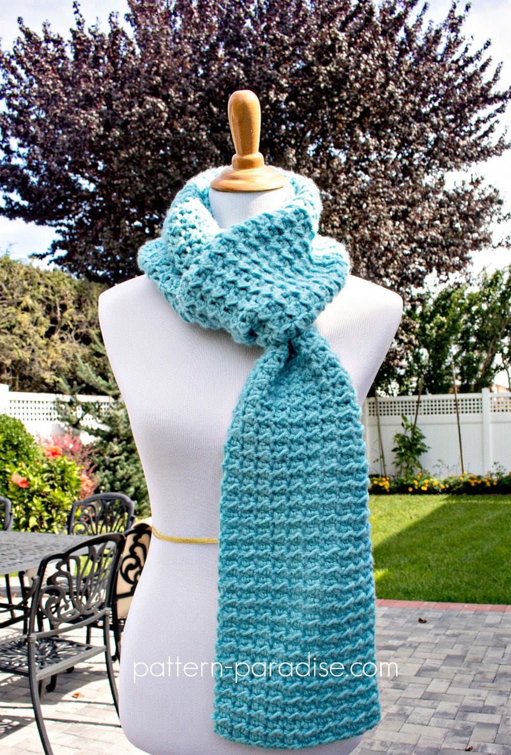 Crochet Pattern for Dreamy Scarf Wrap PDF 17-329 - Etsy