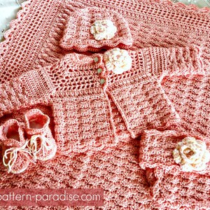Crochet Pattern Baby Blanket Afghan With Shells PDF 12-105 - Etsy