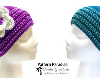 Crochet Pattern for Basic Beanie Hat, Child size, Adult size, Hat for Men, Hat for Women, Hat for Kids, Cloche, Slouch, Beanie