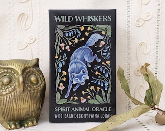 Wild Whiskers Oracle Deck - Spirit Animal Divination Cards - Animal Oracle Cards