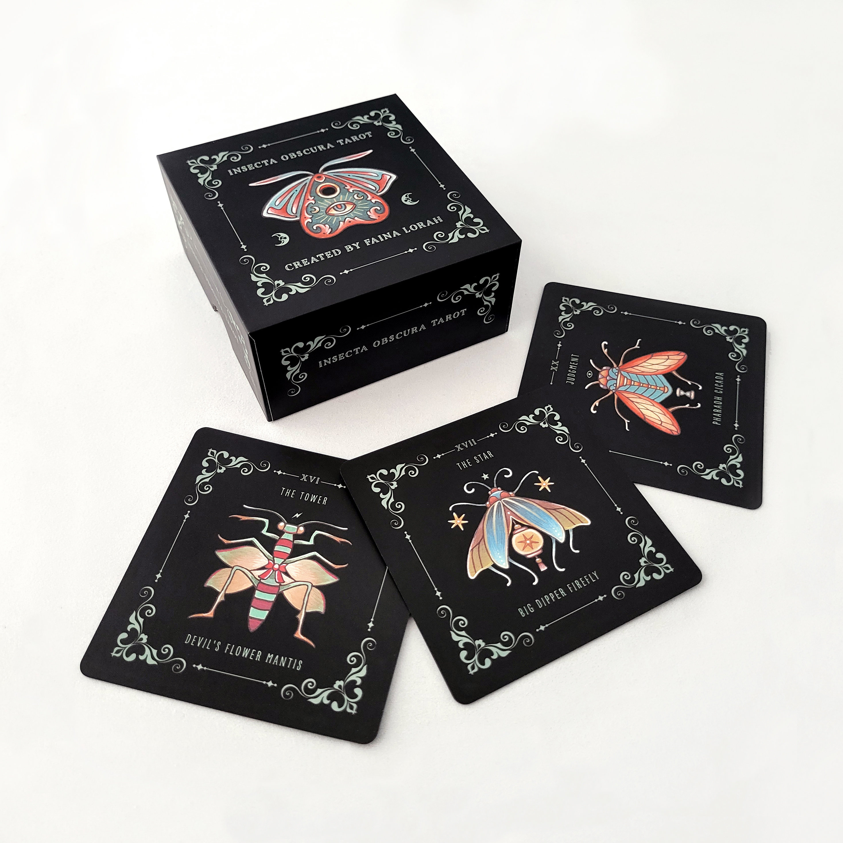 Insecta Obscura Tarot Deck Green Witch Insect Garden Tarot 78 Cards and  Guidebook - Etsy