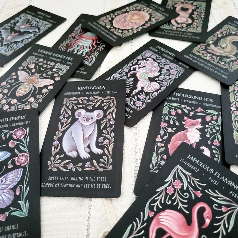 Wild Whiskers Oracle Deck Spirit Animal Divination Cards Animal Oracle Cards image 4