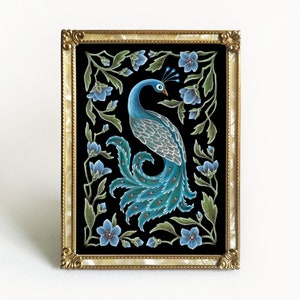 Original Peacock Art - Etsy