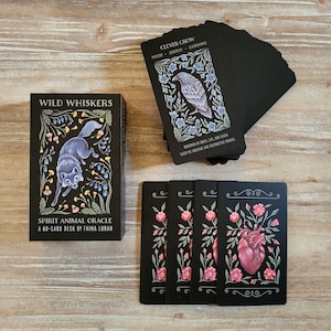 Wild Whiskers Oracle Deck Spirit Animal Divination Cards Animal Oracle Cards image 3
