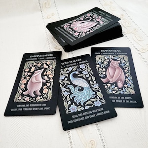 Wild Whiskers Oracle Deck Spirit Animal Divination Cards Animal Oracle Cards image 2