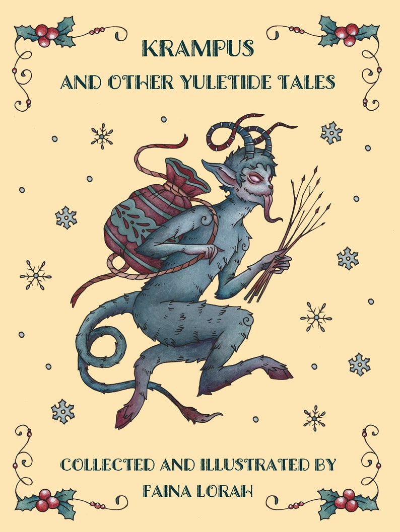 Krampus and Other Yuletide Tales Illustrated Krampus Book Creepy Christmas Tales image 2