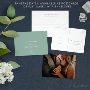 Datum-Karte, Hochzeit Postkarte, moderne retten das Datum speichern unsere Datum gedruckt Foto speichern das Datum,