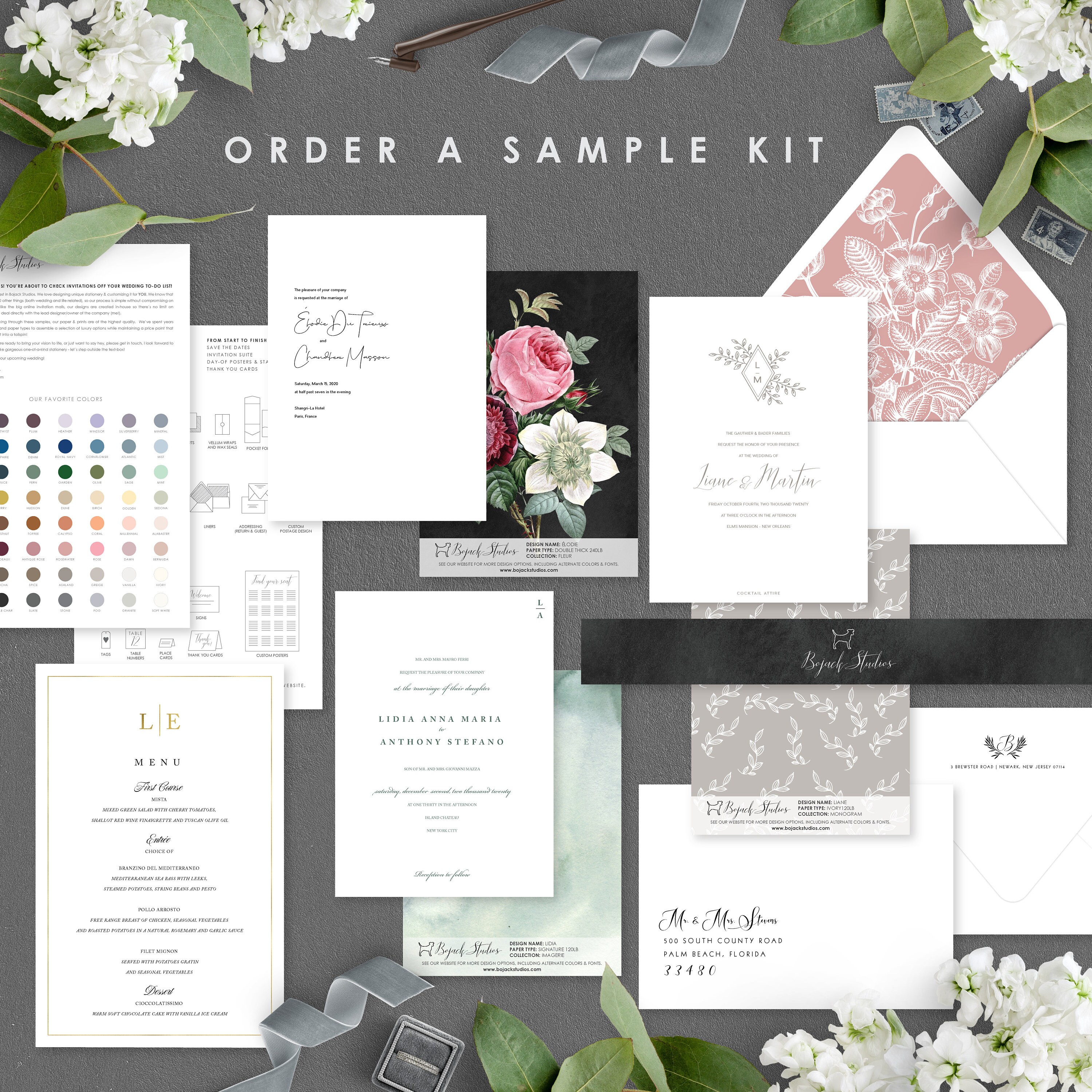 Wedding Invitations Invitation Suite Modern Wedding Etsy