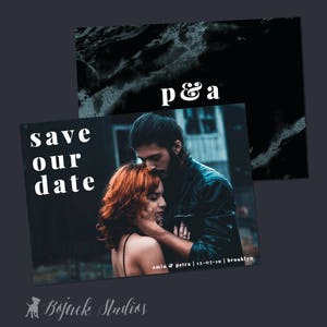 Foto Save the Date, Save Our Date Karte, Hochzeit STD, Hochzeitsanzeige, Landschaft Save the Date, Verlobungsfoto, SD005