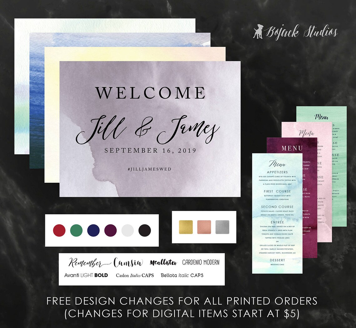 Place Cards, Digital Download Placecard Template, Avery Tent Card ...