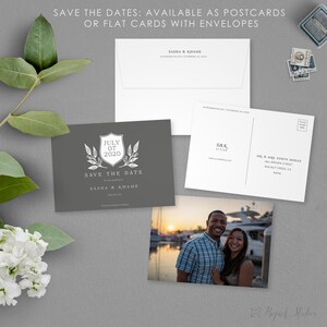 Datum-Karte, Hochzeit Postkarte, moderne retten das Datum speichern unsere Datum gedruckt Foto speichern das Datum,