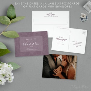 Datum-Karte, Hochzeit Postkarte, moderne retten das Datum speichern unsere Datum gedruckt Foto speichern das Datum,