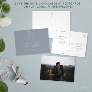 Datum-Karte, Hochzeit Postkarte, moderne retten das Datum speichern unsere Datum gedruckt Foto speichern das Datum,