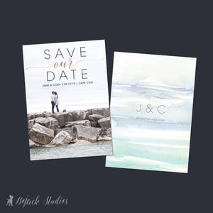 Foto Save the Date, Save Our Date Karte, Hochzeit STD, Hochzeit Ankündigung, Portrait Save the Date, Verlobungsfoto, SD003