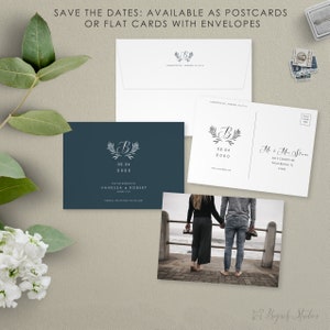 Datum-Karte, Hochzeit Postkarte, moderne retten das Datum speichern unsere Datum gedruckt Foto speichern das Datum,