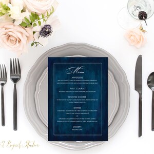 Menu weselne w akwareli - spersonalizowane drukowane menu weselne, drukowane menu weselne, akwarelowe menu obiadowe, akwarelowe menu obiadowe, 18001