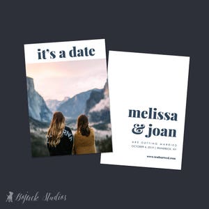 Foto Save the Date, Save Our Date Karte, Wedding STD, Wedding Announcement, Portrait Save the Date, Verlobungsfoto, SD012